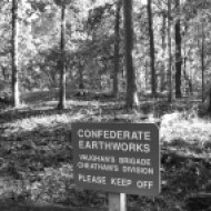Confederate works at the "Dead Angle"